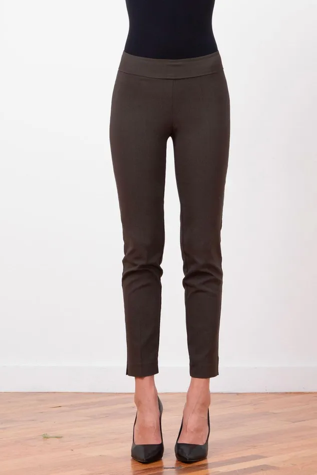 Avenue Montaigne PARS Signature Dark Green Women Pants