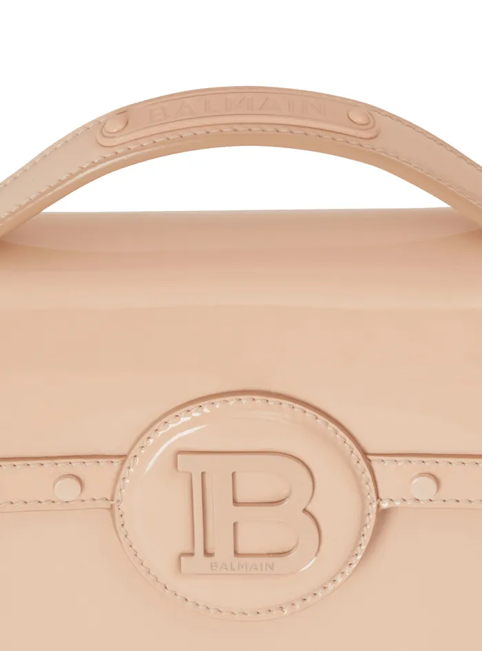 BBuzz Dynasty Patent Leather Bag Beige Women Balmain Handbags