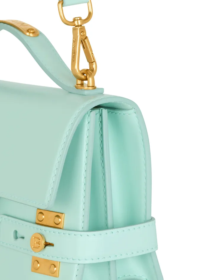 BBuzz Shoulder 24 Calfskin Bag Blue Women Balmain Handbags