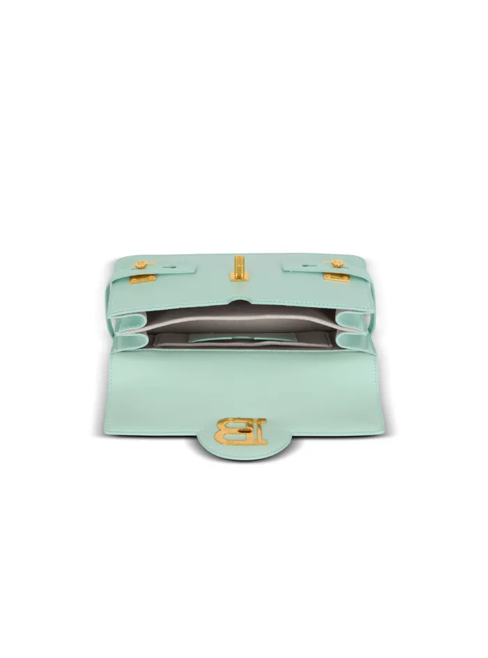 BBuzz Shoulder 24 Calfskin Bag Blue Women Balmain Handbags