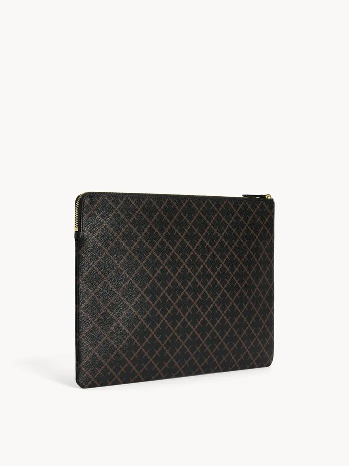 Bags Women By Malene Birger Ivy Laptop Case Dark Chokolate Bags Women By Malene Birger Ivy Laptop Case Dark Chokolate