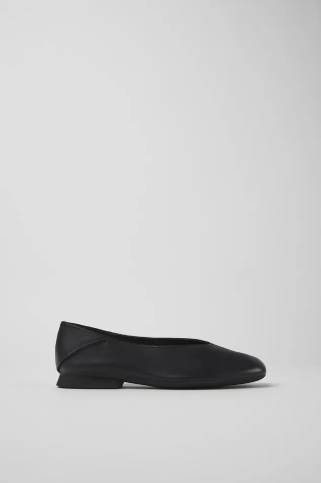 Ballerinas Women Camper Casi Myra Black Leather Moccasins Ballerinas Women Camper Casi Myra Black Leather Moccasins