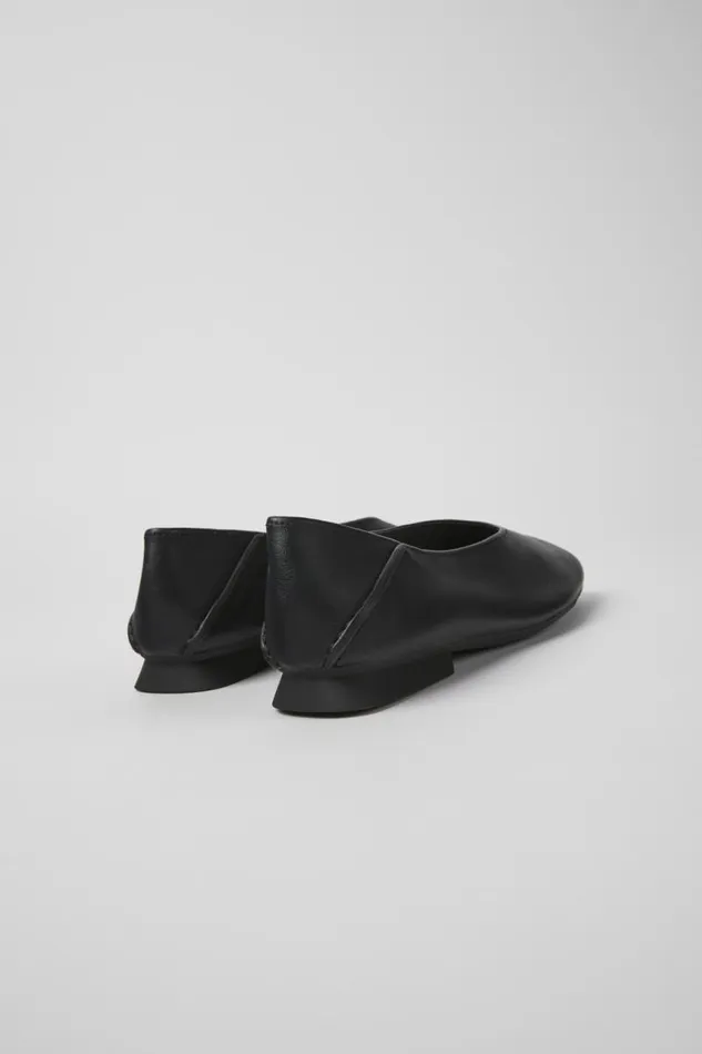 Ballerinas Women Camper Casi Myra Black Leather Moccasins Ballerinas Women Camper Casi Myra Black Leather Moccasins