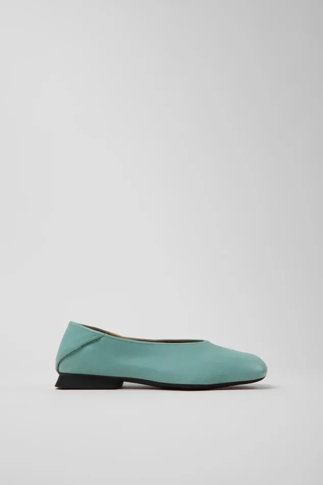 Ballerinas Women Camper Casi Myra Green Leather MoccasinBallerina Ballerinas Women Camper Casi Myra Green Leather MoccasinBallerina