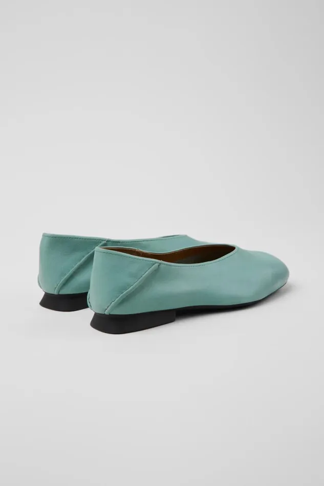 Ballerinas Women Camper Casi Myra Green Leather MoccasinBallerina Ballerinas Women Camper Casi Myra Green Leather MoccasinBallerina