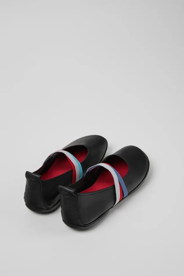 Ballerinas Women Camper Twins Black Leather Moccasins And Ballerinas Ballerinas Women Camper Twins Black Leather Moccasins And Ballerinas