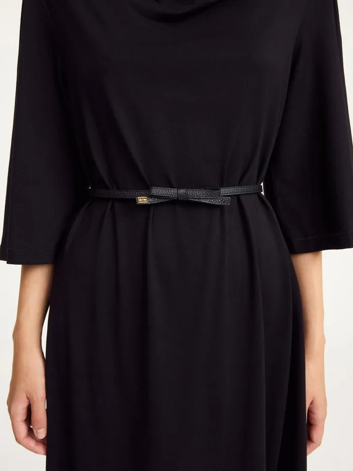 Belts Women By Malene Birger Booma Leather Belt Black