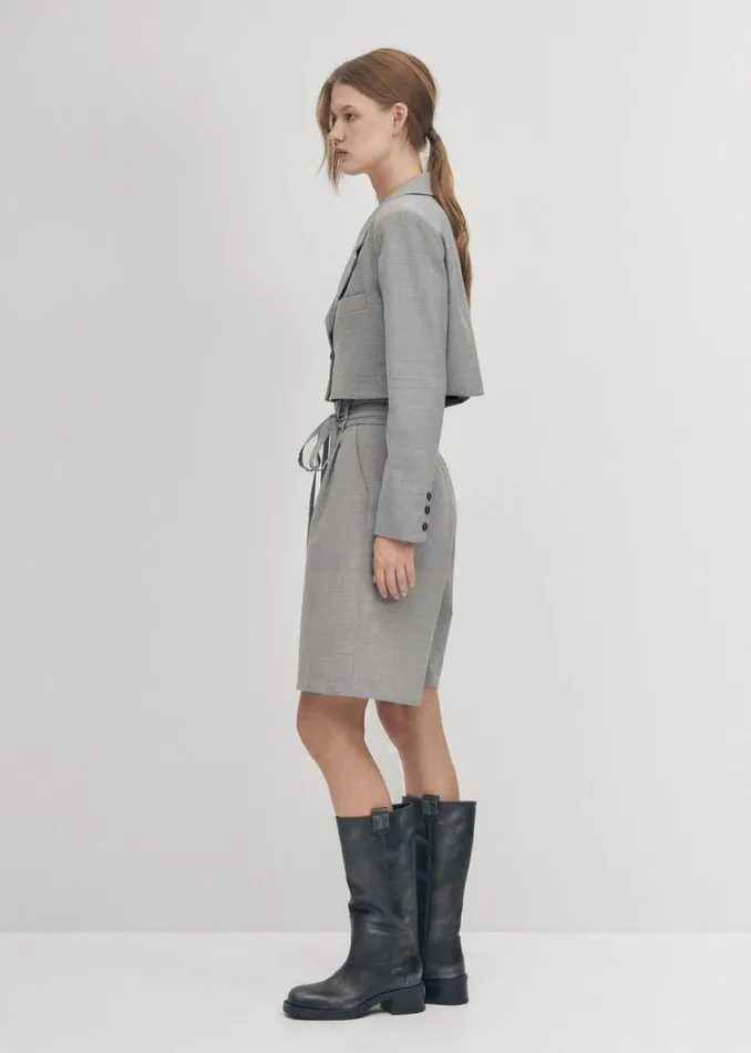 Blazers Vests Women ALOHAS Gigi Grey Blazer