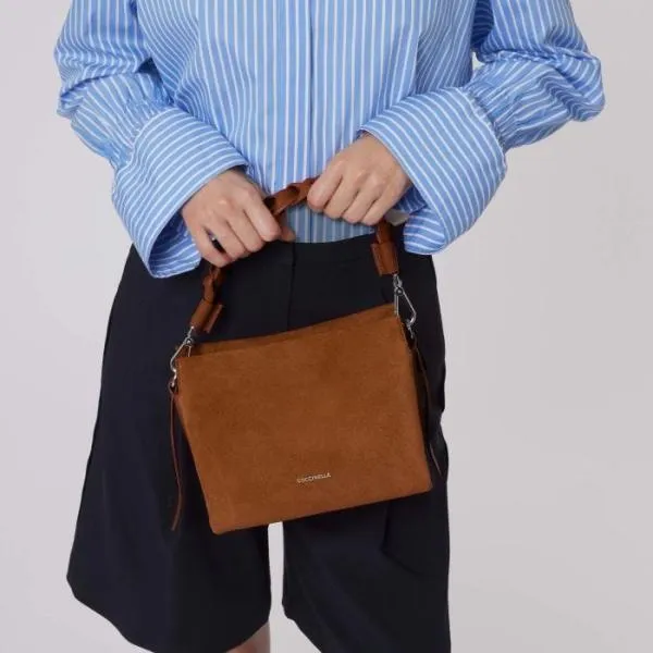 Boheme Suede Bimaterial Small Cuir Women Coccinelle Top Handle Bag Boheme Suede Bimaterial Small Cuir Women Coccinelle Top Handle Bag