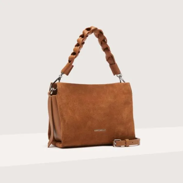 Boheme Suede Bimaterial Small Cuir Women Coccinelle Top Handle Bag Boheme Suede Bimaterial Small Cuir Women Coccinelle Top Handle Bag