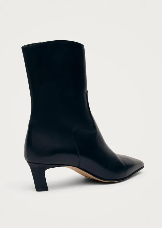 Boots Women ALOHAS Nash Black Leather Ankle Boots