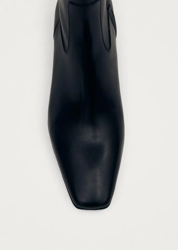 Boots Women ALOHAS Nash Black Leather Ankle Boots