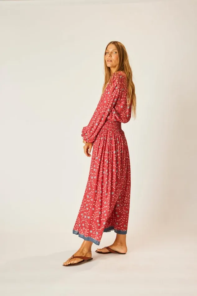 Bottoms Shop Natalie Martin BELLA SKIRT Pinwheel Barn Red