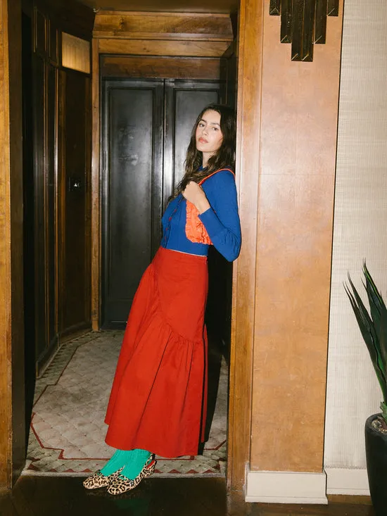 Bottoms Women Maeve Midi Skirt Merlot Lisa Says Gah
