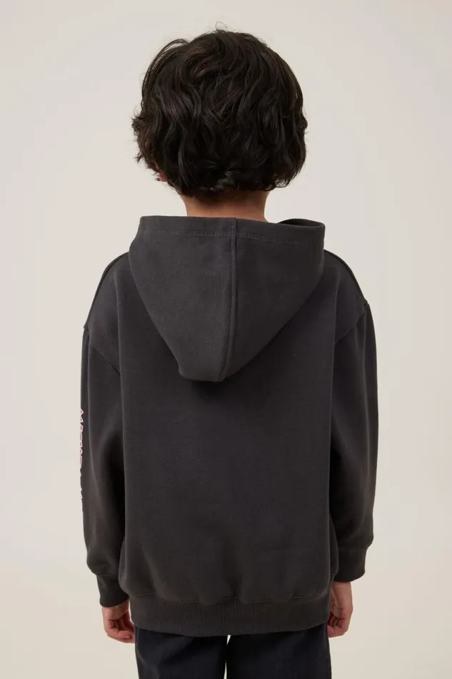 Boys 214 Sweatshirts and Sweatpants Cotton On License Emerson Hoodie Lcn Dis Phantommickey Smiley Face
