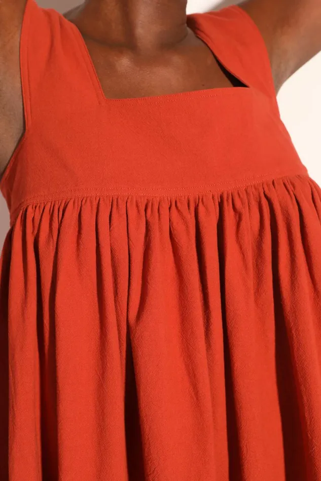 Cameron Dress Brick Red Womens LF Markey Dresses