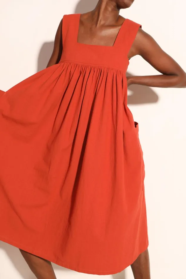 Cameron Dress Brick Red Womens LF Markey Dresses