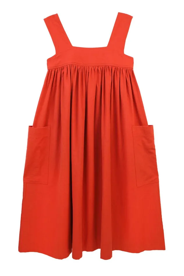 Cameron Dress Brick Red Womens LF Markey Dresses