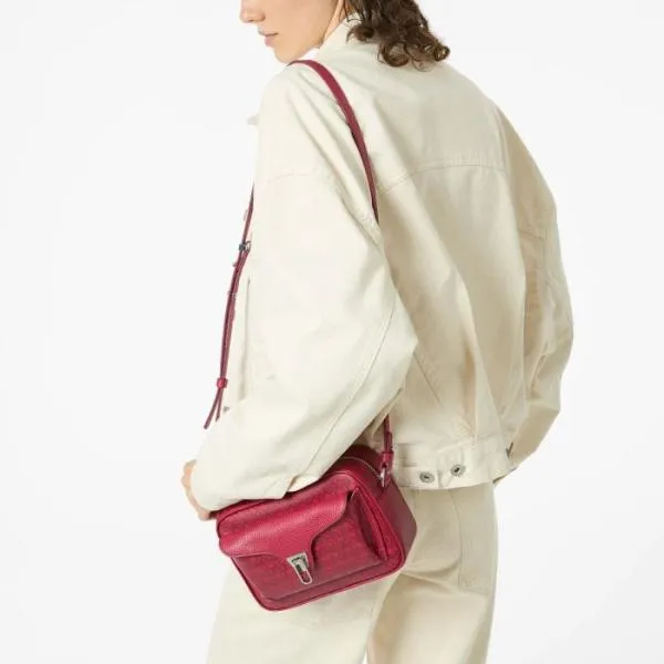 Coccinelle Beat Coated Monogram Small Multi Sangriasangria Women Coccinelle Crossbody Bags Coccinelle Beat Coated Monogram Small Multi Sangriasangria Women Coccinelle Crossbody Bags