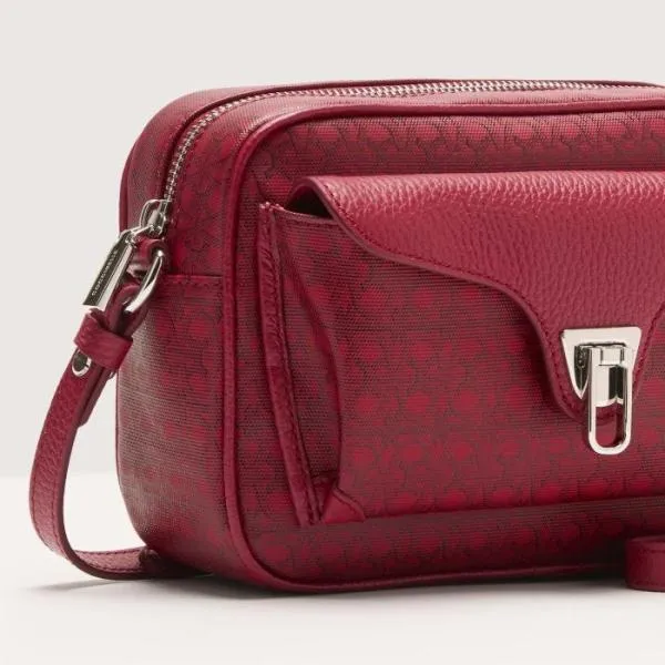 Coccinelle Beat Coated Monogram Small Multi Sangriasangria Women Coccinelle Crossbody Bags Coccinelle Beat Coated Monogram Small Multi Sangriasangria Women Coccinelle Crossbody Bags