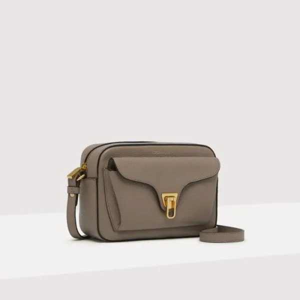 Coccinelle Beat Soft Small Warm Taupe Women Coccinelle Crossbody Bags Coccinelle Beat Soft Small Warm Taupe Women Coccinelle Crossbody Bags