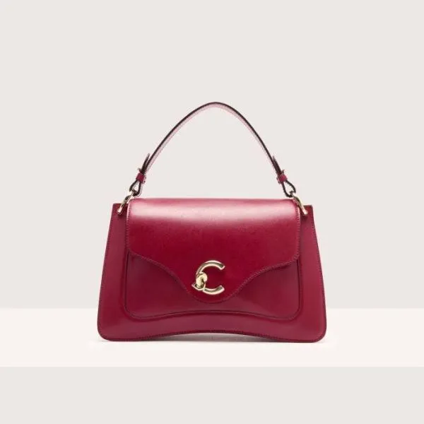 Coccinelle CMe Calf Cocker Medium Sangria Women Coccinelle Top Handle Bag