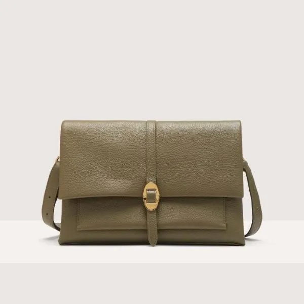 Coccinelle Dorian Medium Laurel Green Women Coccinelle Shoulder Bags