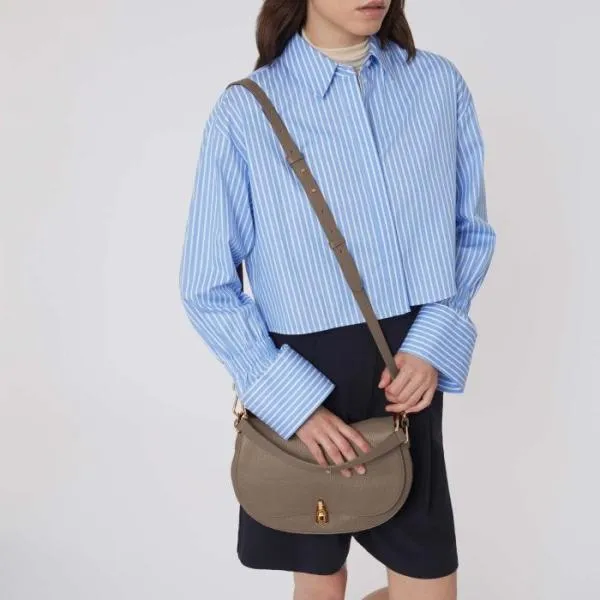 Coccinelle Magie Soft Medium Warm Taupe Women Coccinelle Top Handle Bag Coccinelle Magie Soft Medium Warm Taupe Women Coccinelle Top Handle Bag