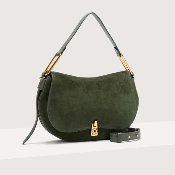Coccinelle Magie Suede Bimaterial Medium Alga Women Coccinelle Top Handle Bag Coccinelle Magie Suede Bimaterial Medium Alga Women Coccinelle Top Handle Bag