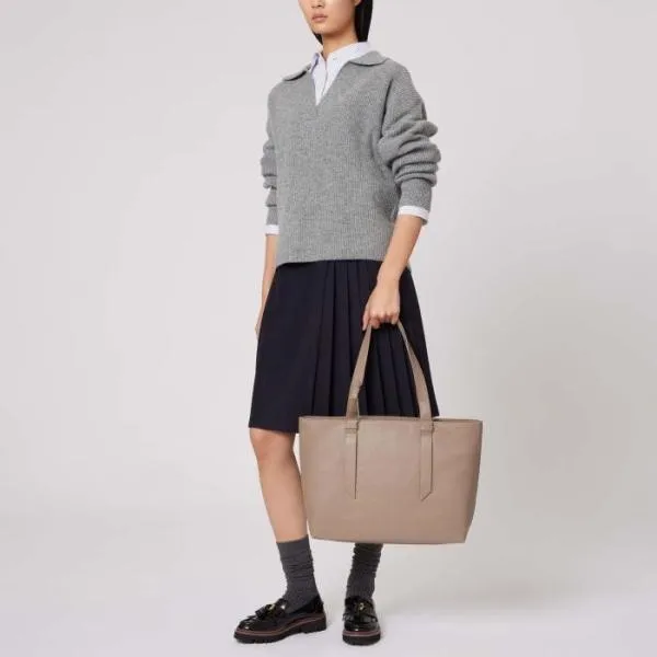 Coccinelle Malory Large Warm Taupe Women Coccinelle Tote Bags Coccinelle Malory Large Warm Taupe Women Coccinelle Tote Bags