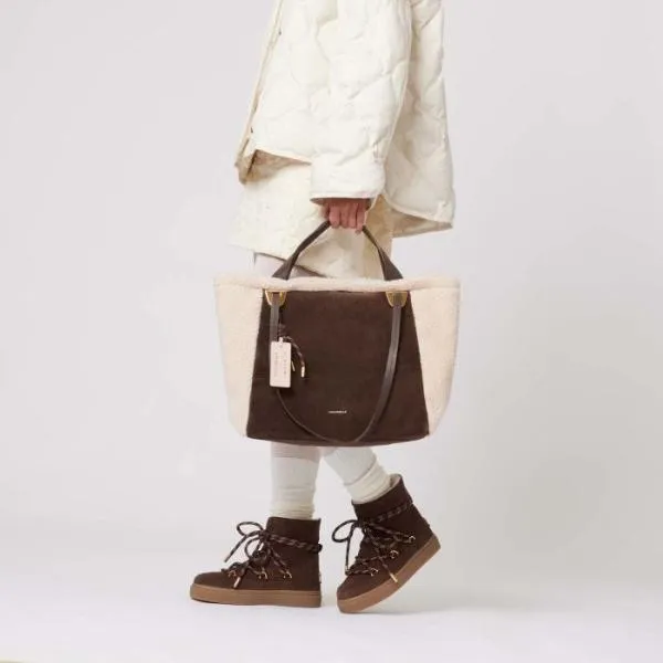 Coccinelle X Inuikii Oliver Eco Shearling Medium Naturalfondant Women Coccinelle Tote Bags Coccinelle X Inuikii Oliver Eco Shearling Medium Naturalfondant Women Coccinelle Tote Bags