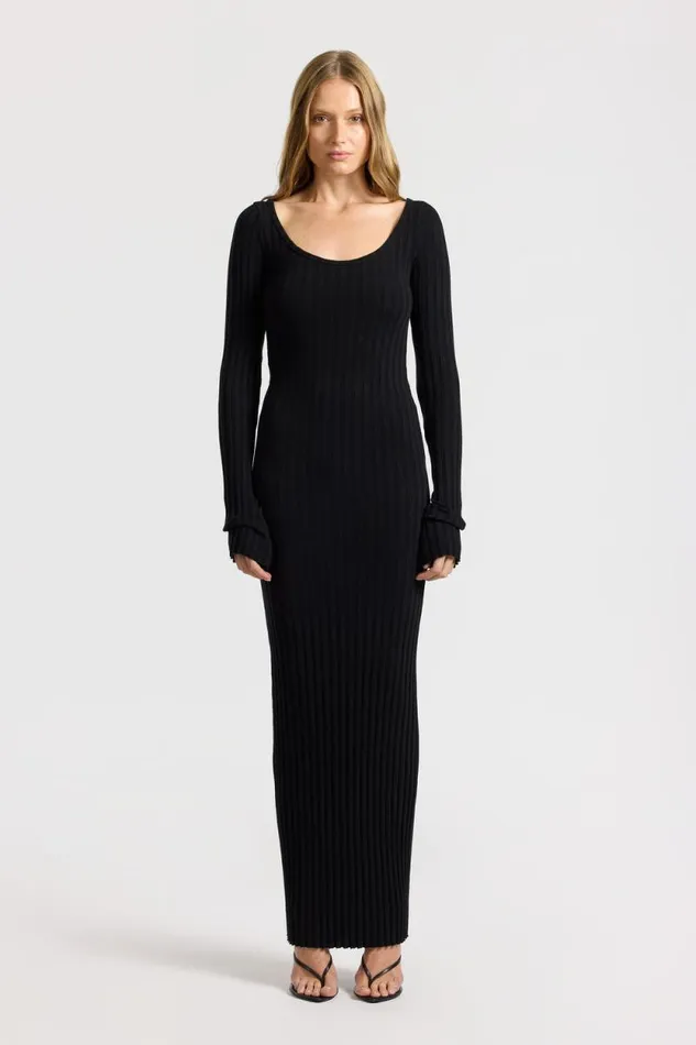 COTTON CITIZEN DRESSES Capri Maxi Dress Jet Black 8211 Women