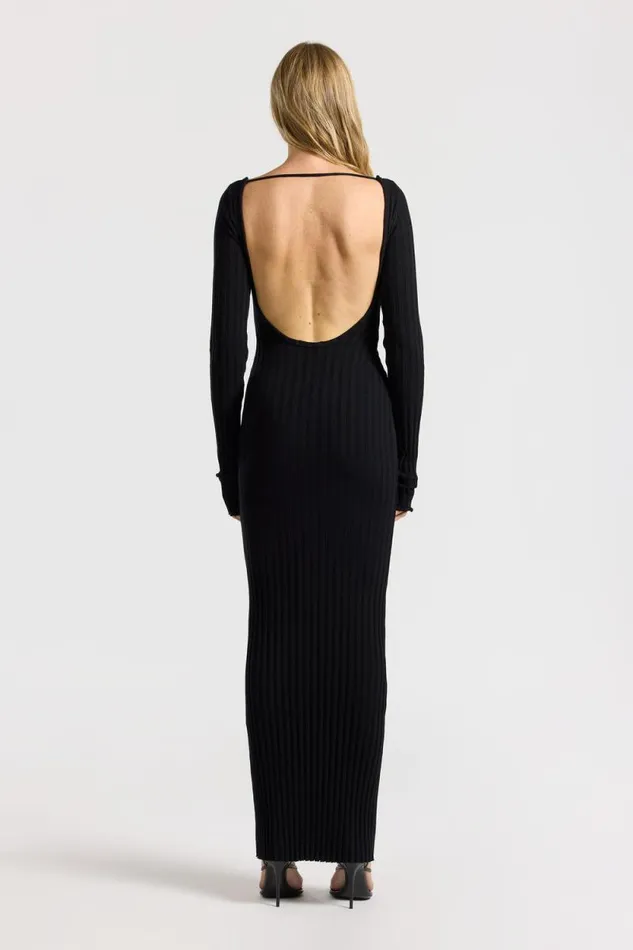 COTTON CITIZEN DRESSES Capri Maxi Dress Jet Black 8211 Women