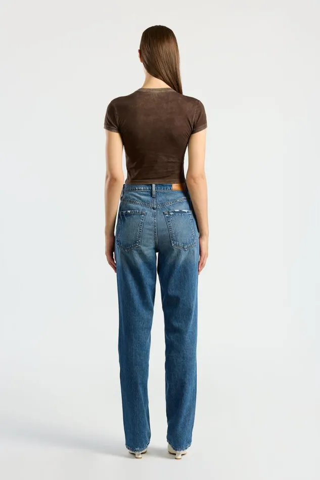 COTTON CITIZEN TEES Standard Baby Tee Vintage Espresso 8211 Women