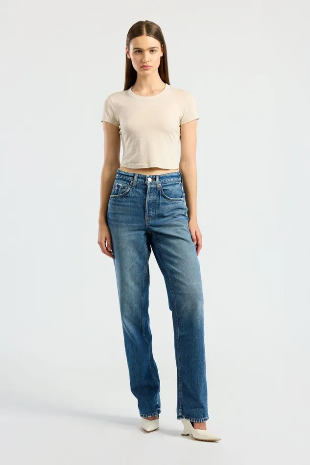 COTTON CITIZEN TEES Standard Baby Tee Vintage Oatmeal 8211 Women