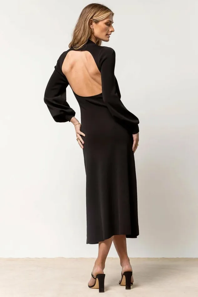 Demi Cut Out Dress In Black 8211 FINAL SALE Black Women Bohme Dresses