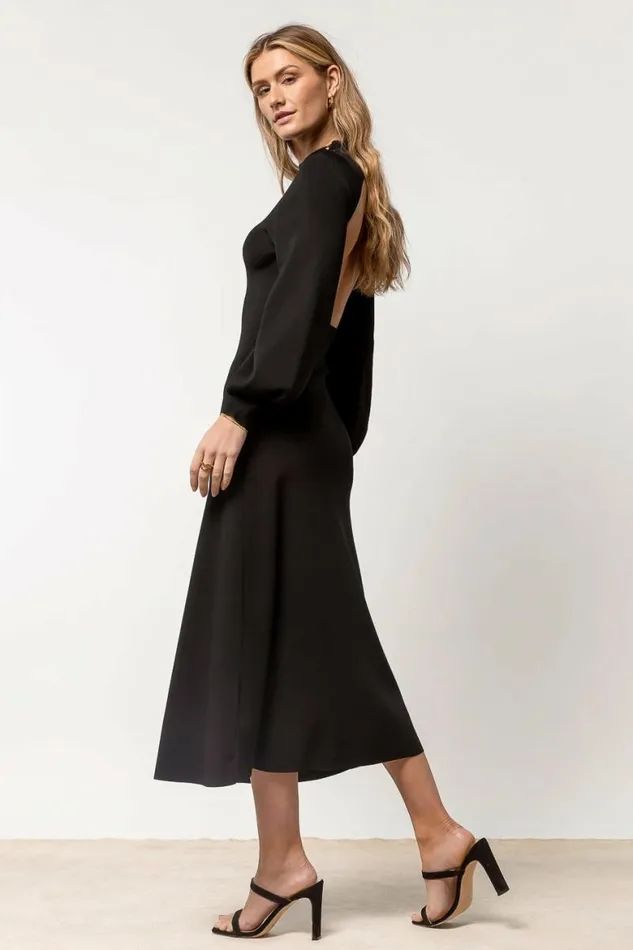 Demi Cut Out Dress In Black 8211 FINAL SALE Black Women Bohme Dresses