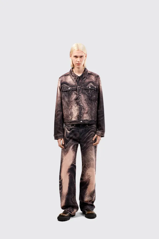 Denim Men Camper Denim Jeans Dusty Pink Denim Jeans