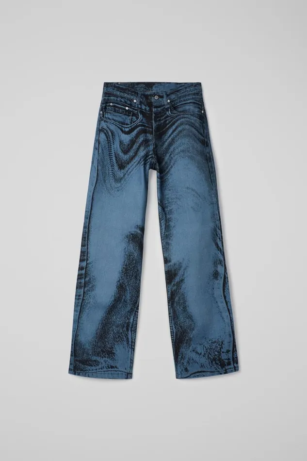 Denim Women Camper Denim Jeans Dark BlueBlack Distorted Print Denim Jeans Denim Women Camper Denim Jeans Dark BlueBlack Distorted Print Denim Jeans
