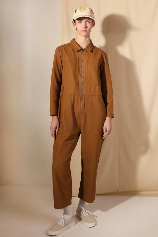 Dominic Boilersuit Walnut Womens LF Markey One Pieces