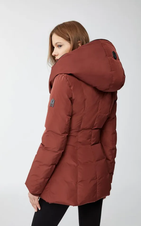 Downs and Jackets Women Mackage ADALI Down Coat With Signature Mackage Collar Black