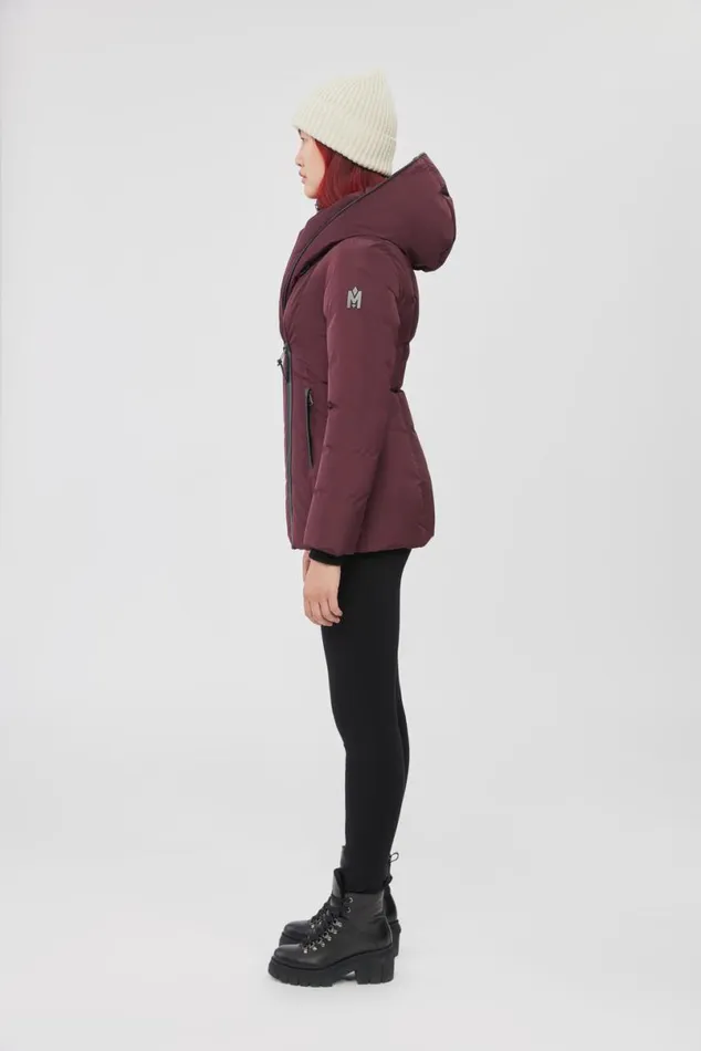 Downs and Jackets Women Mackage ADALI Down Coat With Signature Mackage Collar Black