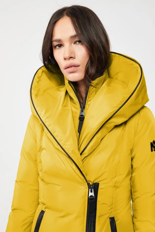 Downs and Jackets Women Mackage ADALI Down Coat With Signature Mackage Collar Black
