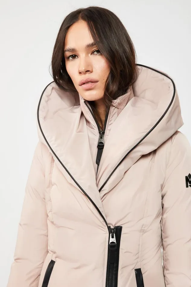 Downs and Jackets Women Mackage ADALI Down Coat With Signature Mackage Collar Black