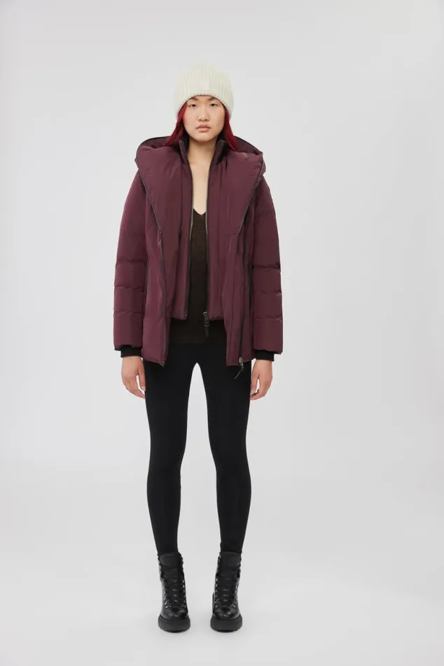 Downs and Jackets Women Mackage ADALI Down Coat With Signature Mackage Collar Black