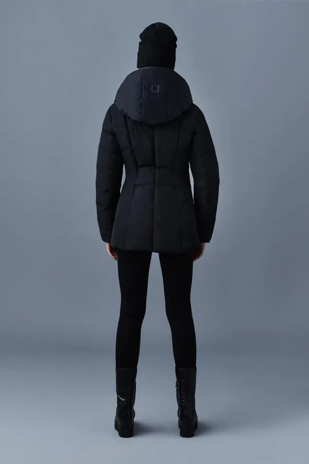 Downs and Jackets Women Mackage ADALI Down Coat With Signature Mackage Collar Black