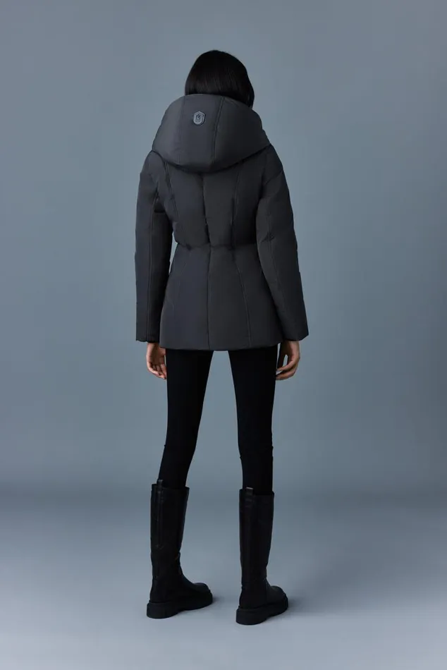 Downs and Jackets Women Mackage ADALI Down Coat With Signature Mackage Collar Black