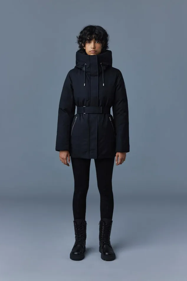 Downs and Jackets Women Mackage JENI 2in1 Down Parka With Removable Bib Black Downs and Jackets Women Mackage JENI 2in1 Down Parka With Removable Bib Black