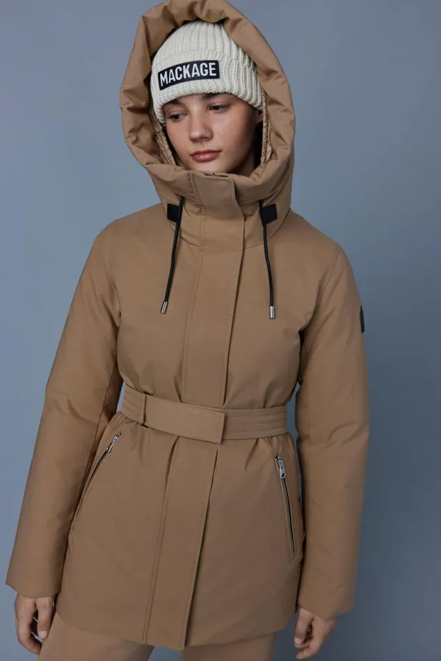 Downs and Jackets Women Mackage JENI 2in1 Down Parka With Removable Bib Black Downs and Jackets Women Mackage JENI 2in1 Down Parka With Removable Bib Black