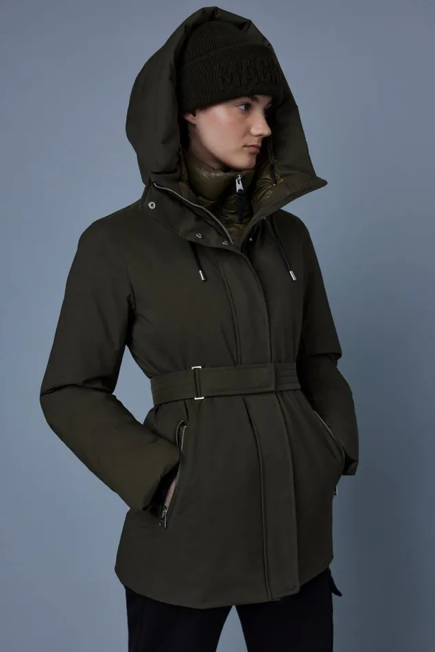 Downs and Jackets Women Mackage JENI 2in1 Down Parka With Removable Bib Black Downs and Jackets Women Mackage JENI 2in1 Down Parka With Removable Bib Black